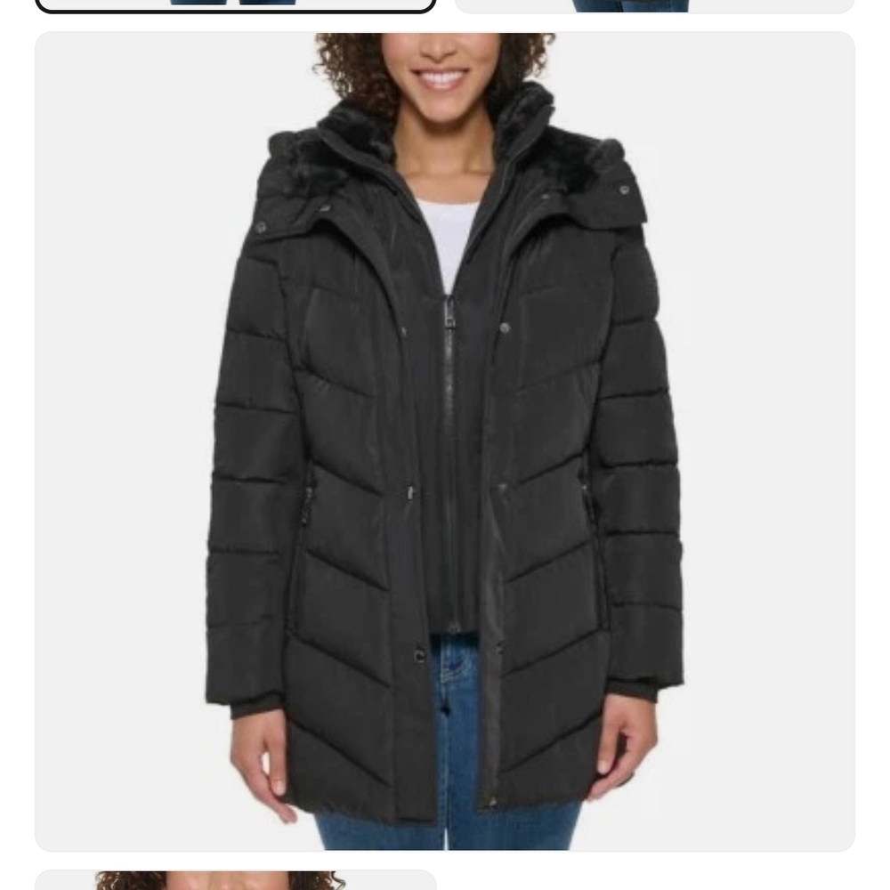 Women's Black Puffer Jacket